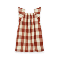 Bonton dresses Bonton Caramel Plaid Reve Dress