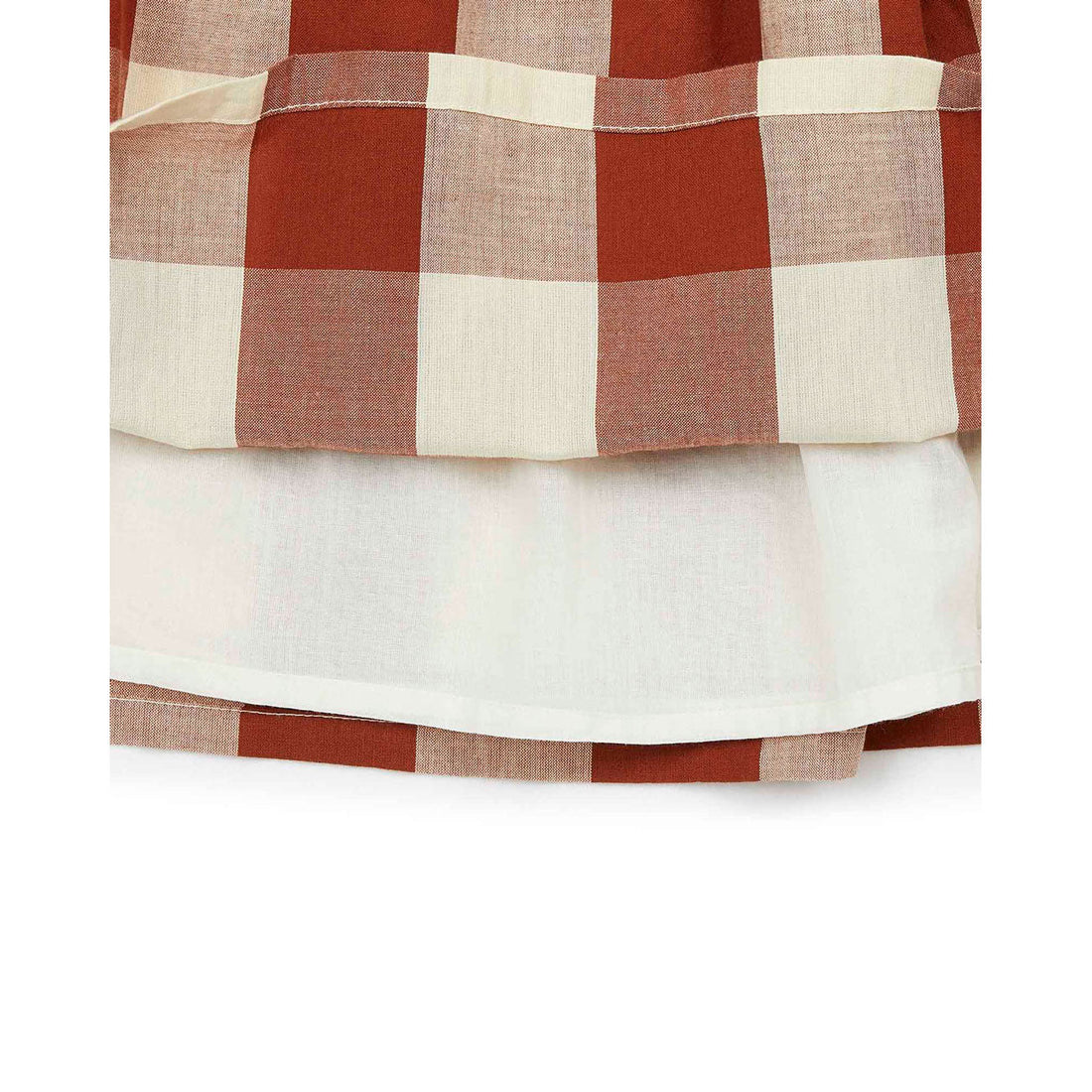 Bonton dresses Bonton Caramel Plaid Reve Dress