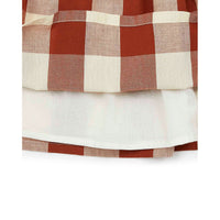Bonton dresses Bonton Caramel Plaid Reve Dress