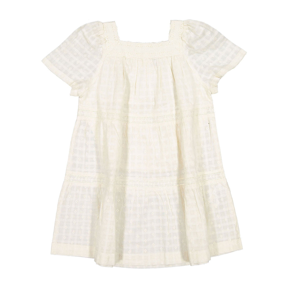 Bonton dresses Bonton English Embroidered Eliette Dress