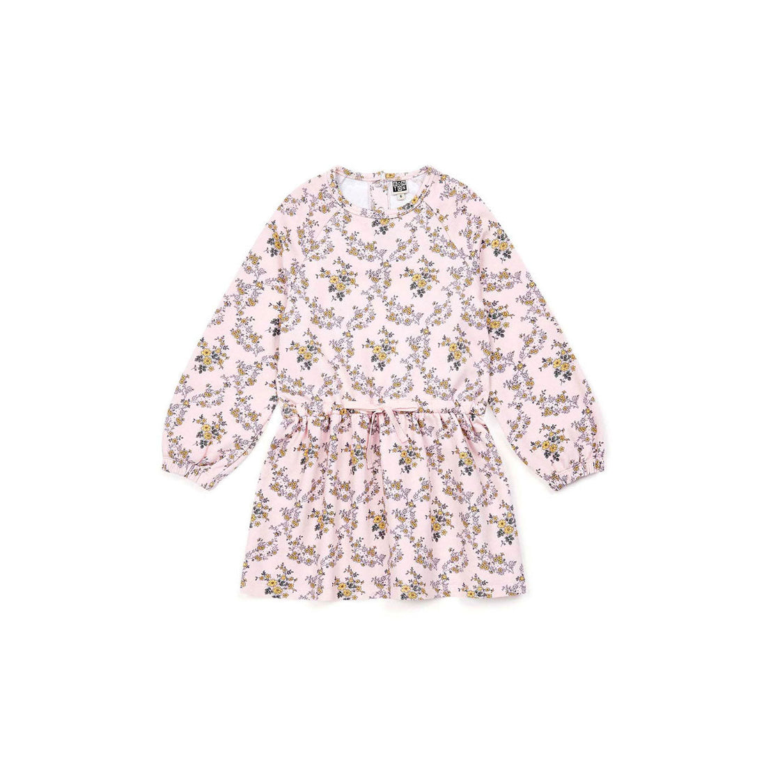 Bonton dresses Bonton Hawthorn Floral Molleton Dress
