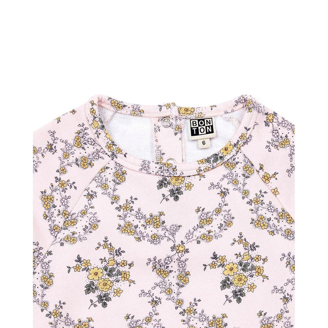 Bonton dresses Bonton Hawthorn Floral Molleton Dress