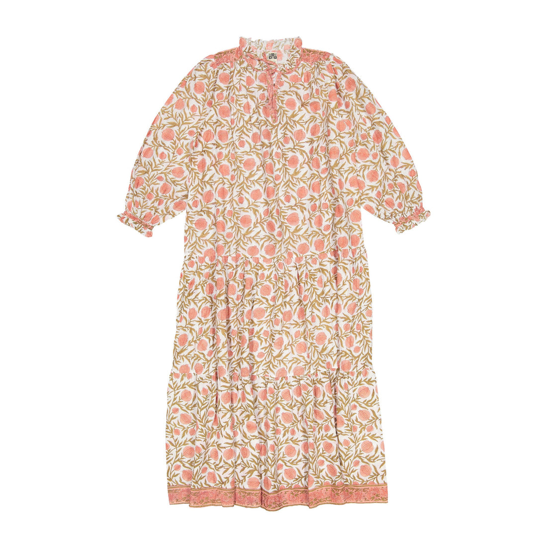 Bonton dresses Bonton Poppy Print Vissa Womens Maxi Dress