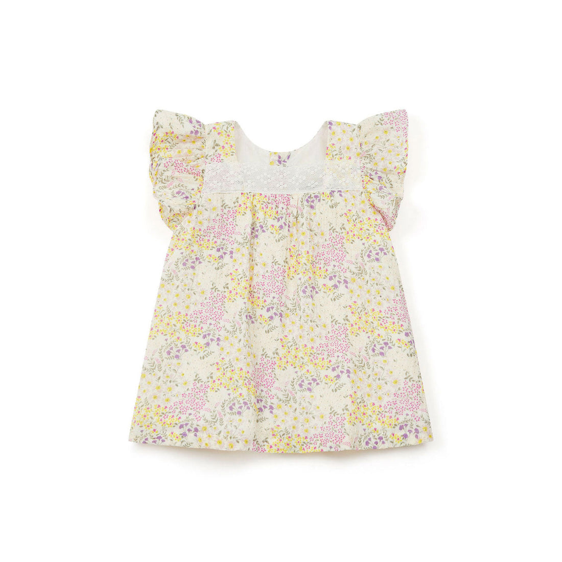 Bonton dresses Bonton Prairie Floral Baby Dress