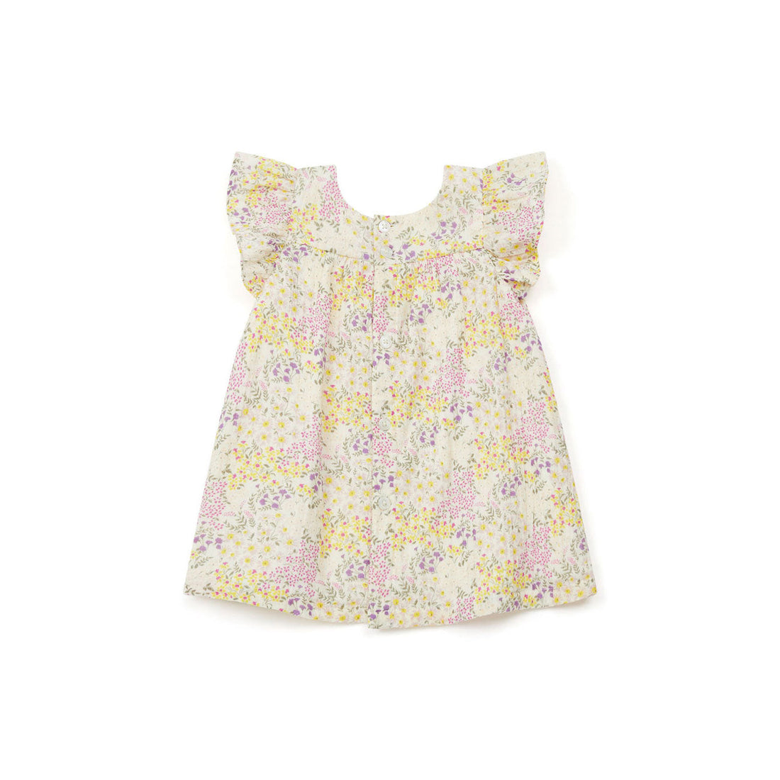 Bonton dresses Bonton Prairie Floral Baby Dress