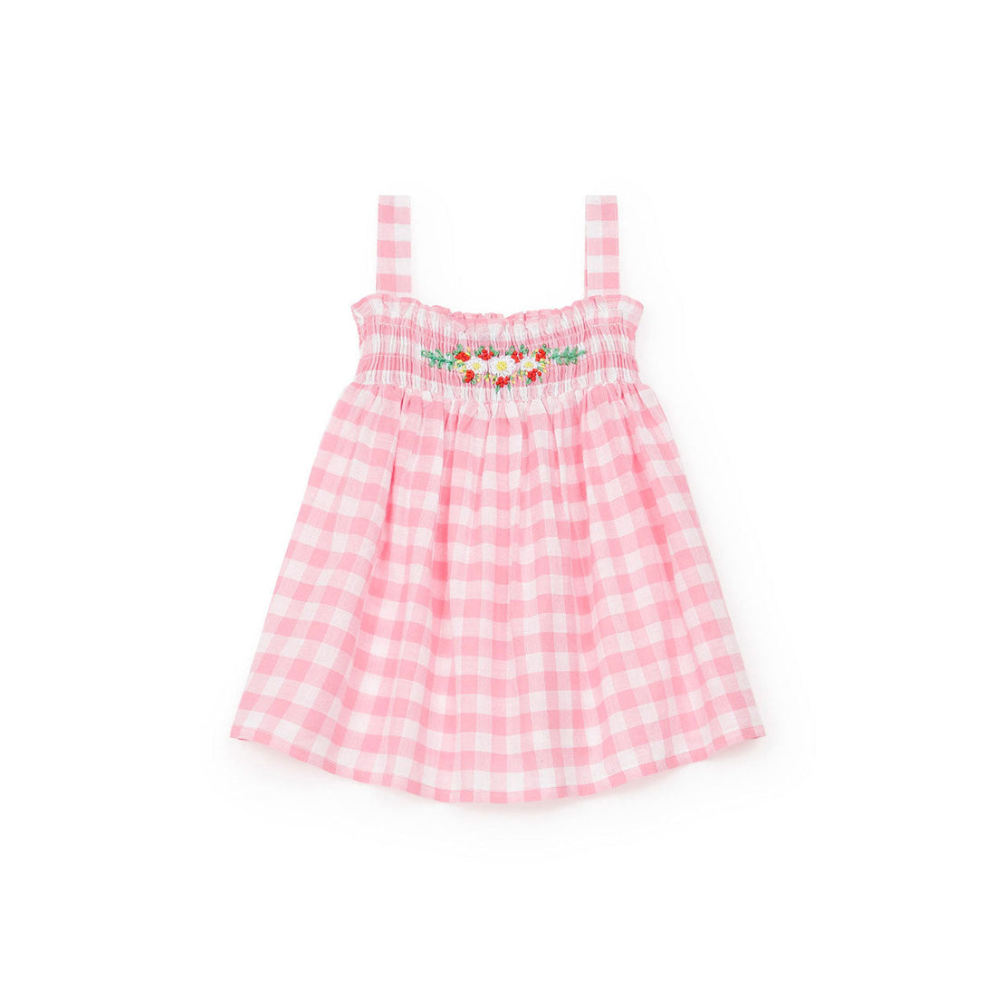 Bonton dresses Bonton Rose Vichy Abigail Baby Dress