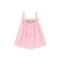 Bonton dresses Bonton Rose Vichy Abigail Baby Dress