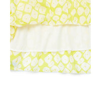Bonton dresses Bonton Yellow Print Womens Maxi Dress