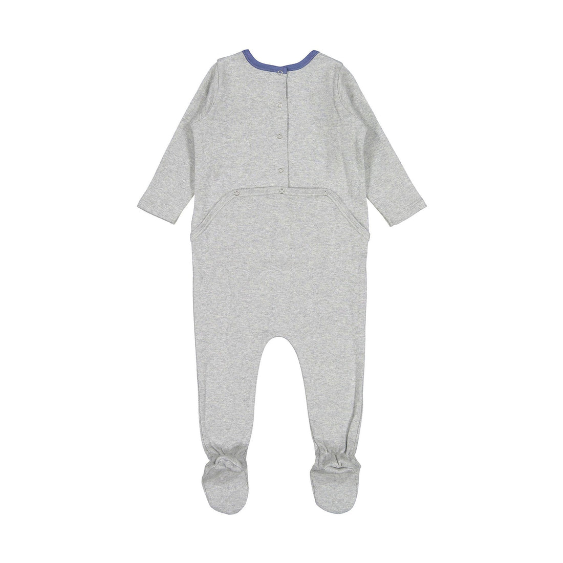 Bonton footies Bonton Grey Heart Footie