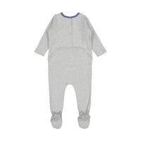 Bonton footies Bonton Grey Heart Footie