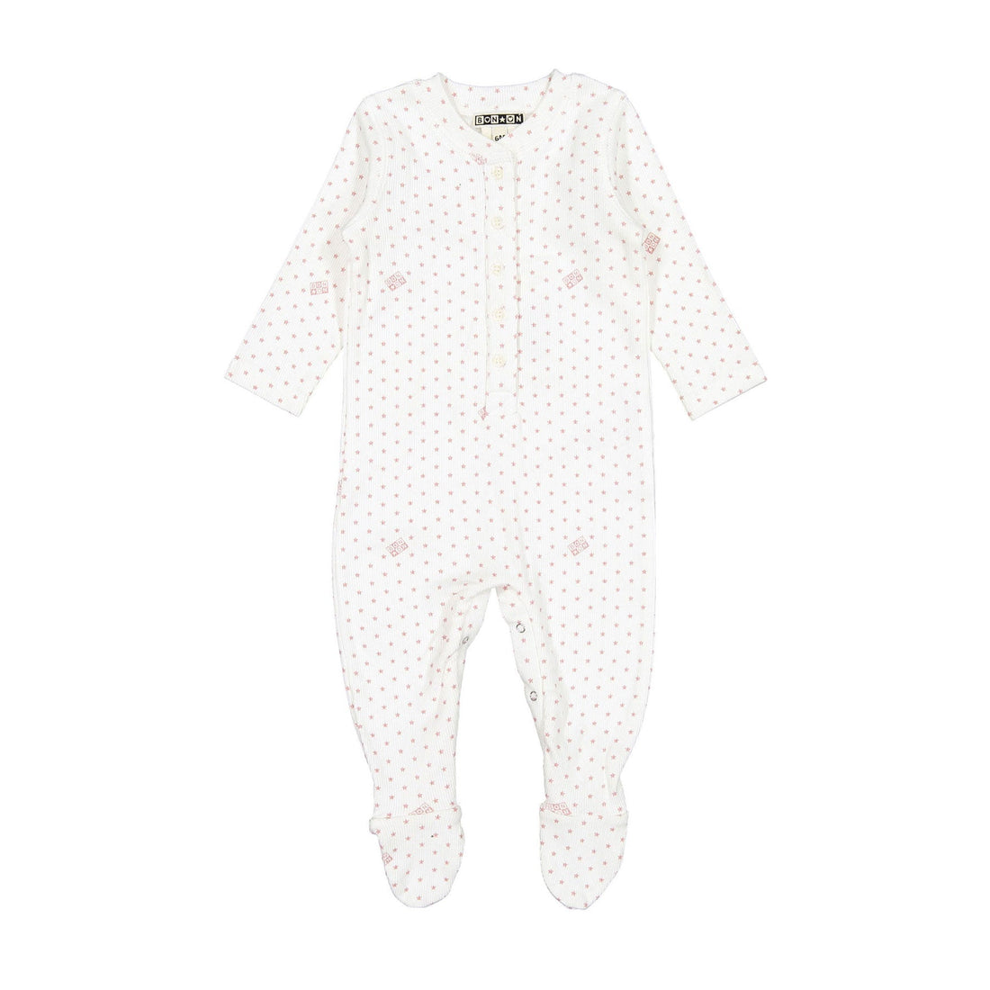 Bonton footies Bonton Rose Logo Footie