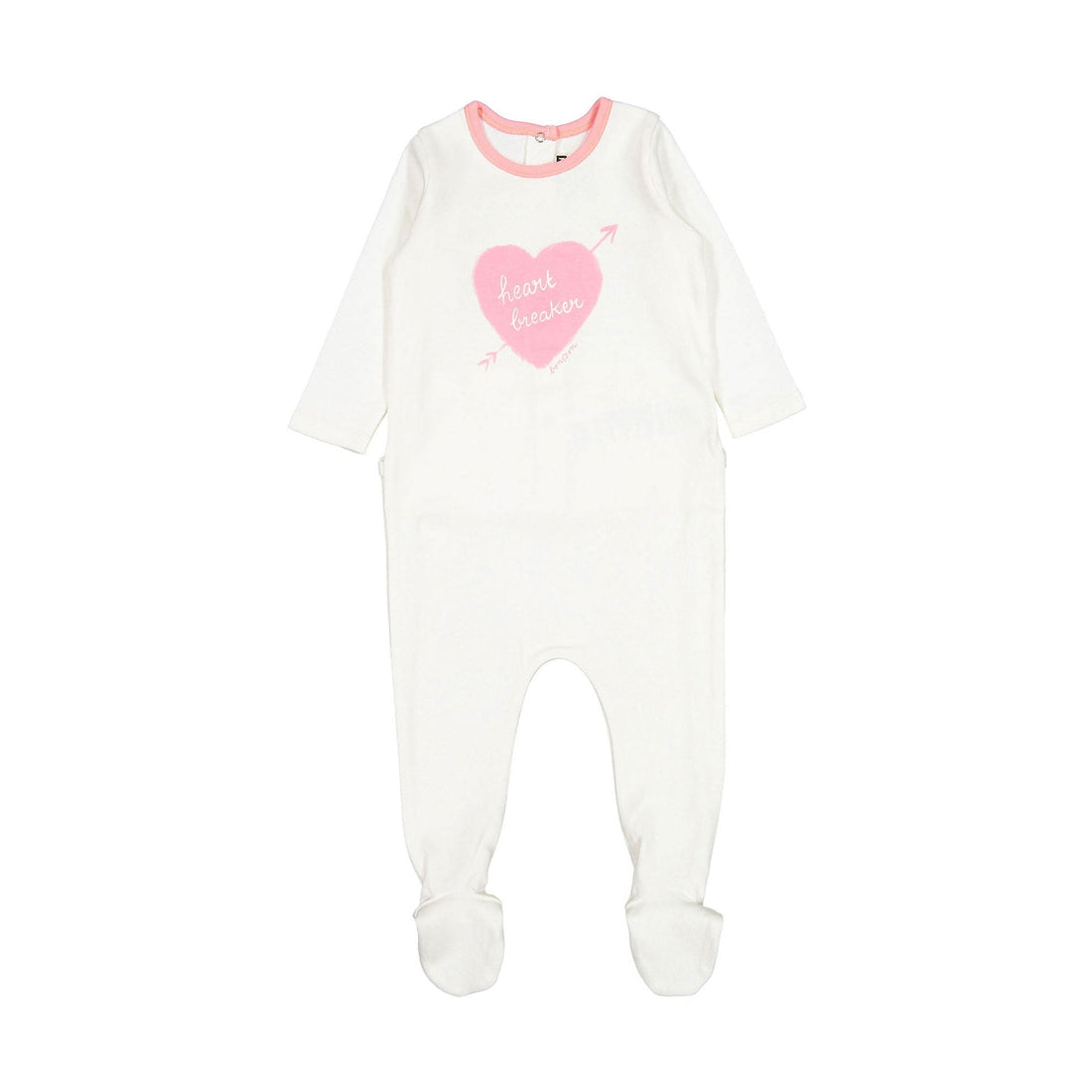 Bonton footies Bonton White Heart Footie