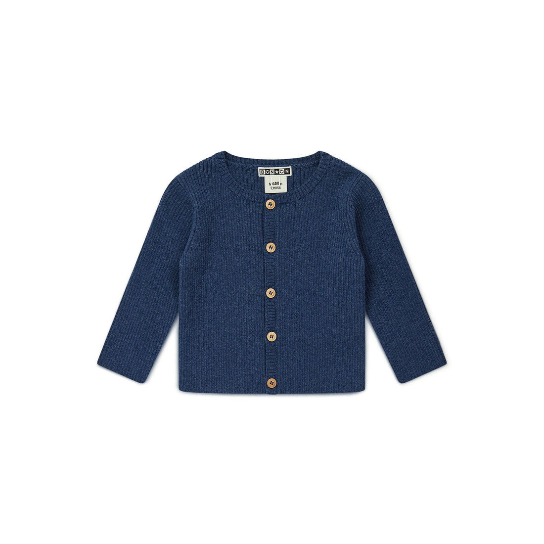 Bonton knitwear Bonton Blue Knit Baby Cardigan