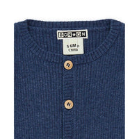 Bonton knitwear Bonton Blue Knit Baby Cardigan
