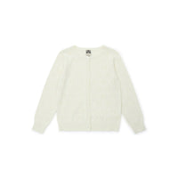 Bonton knitwear Bonton Cream Knit Openwork Cardigan