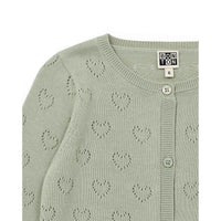 Bonton knitwear Bonton Green Openwork Cardigan