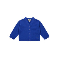 Bonton knitwear Bonton Holiday Blue Baby Cardigan