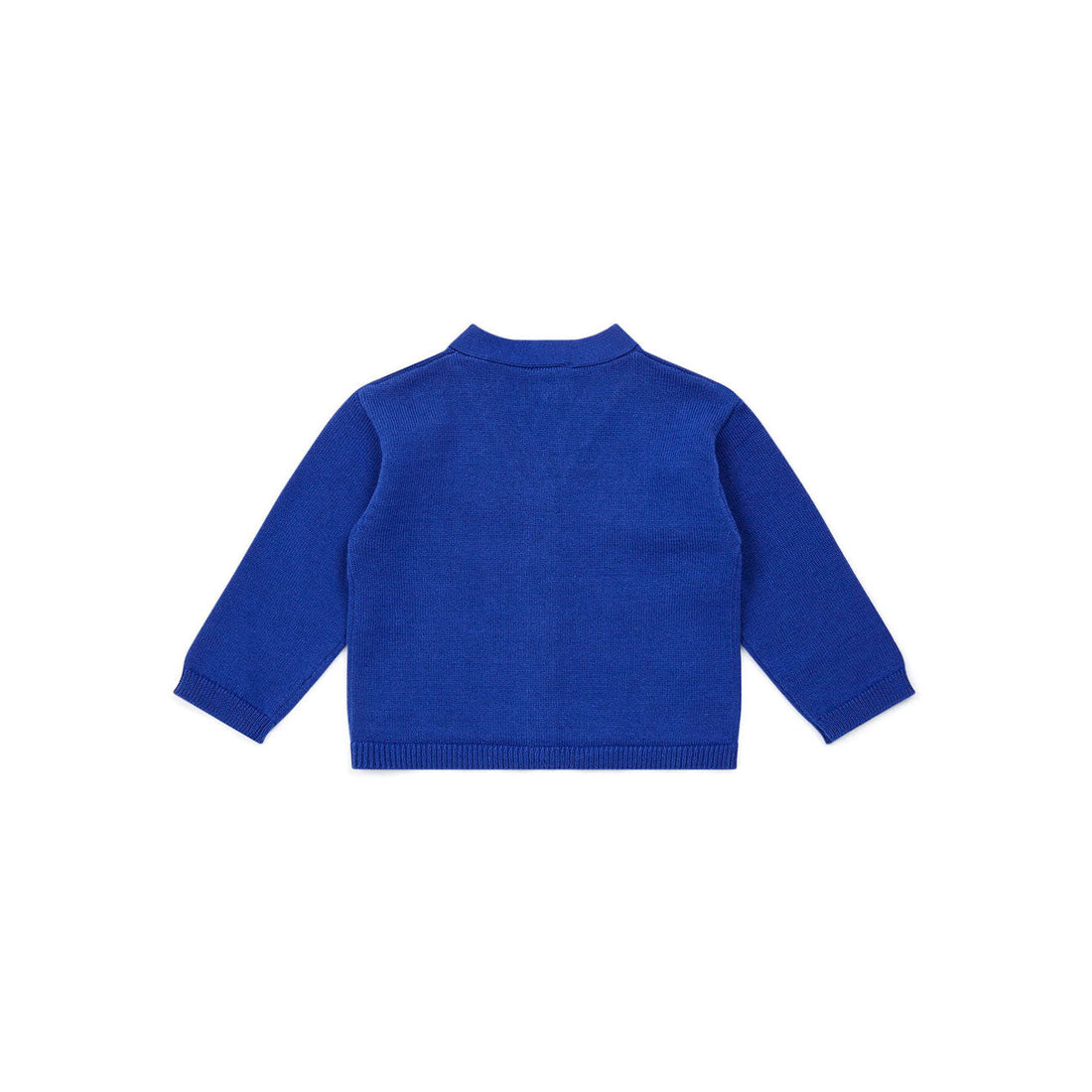 Bonton knitwear Bonton Holiday Blue Baby Cardigan