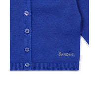Bonton knitwear Bonton Holiday Blue Baby Cardigan