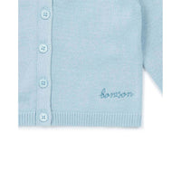 Bonton knitwear Bonton Light Blue Baby Cardigan
