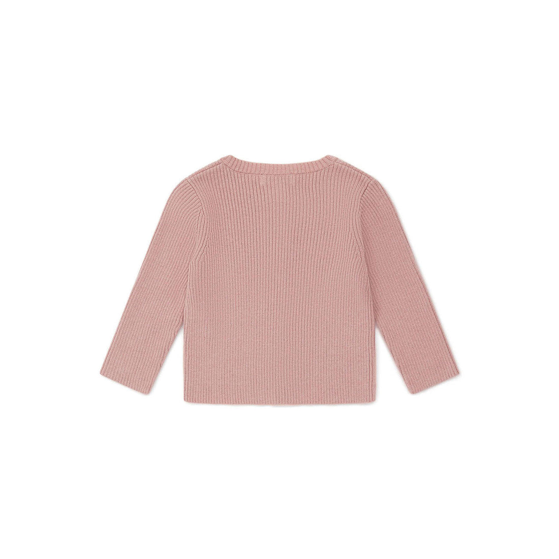 Bonton knitwear Bonton Pale Rose Knit Baby Cardigan