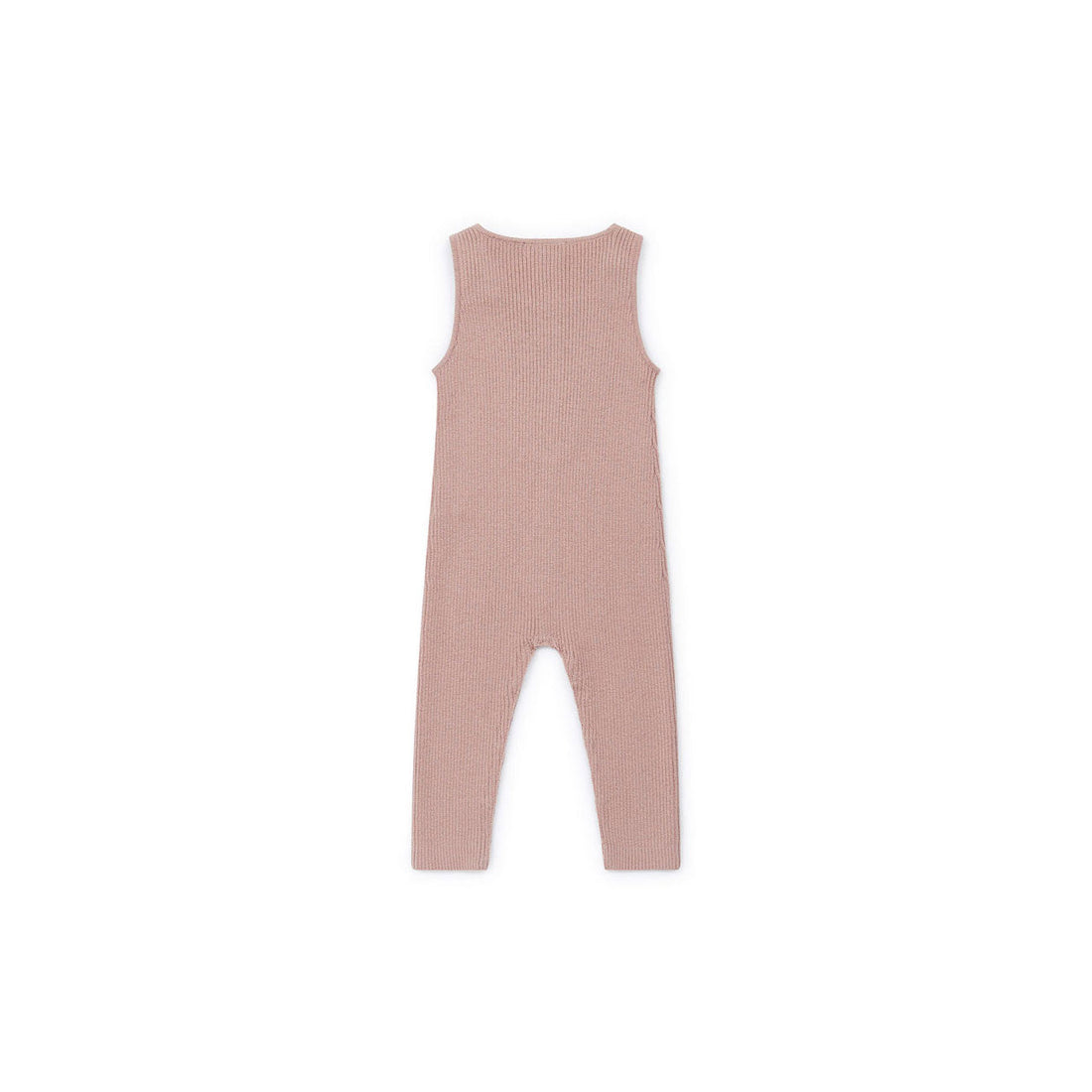 Bonton rompers Bonton Pale Rose Knit Jumpsuit