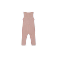 Bonton rompers Bonton Pale Rose Knit Jumpsuit