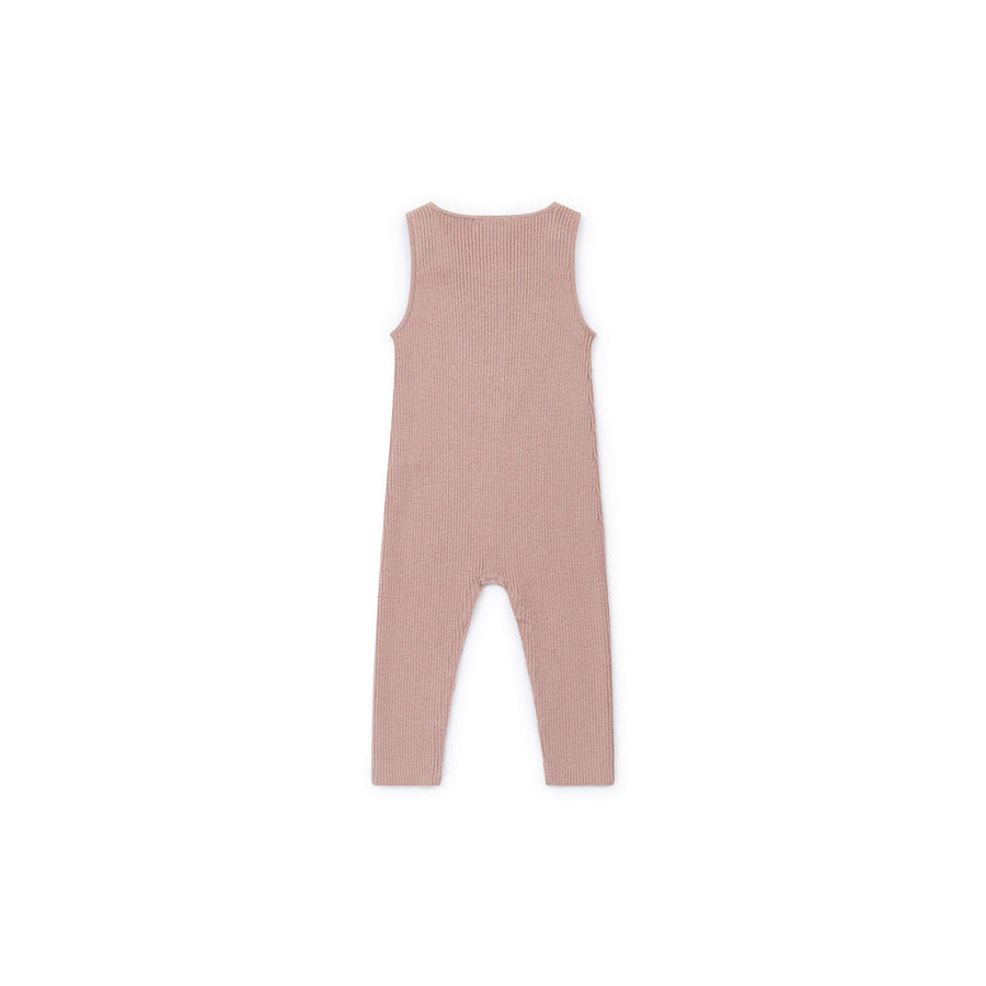 Bonton rompers Bonton Pale Rose Knit Jumpsuit