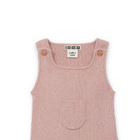 Bonton rompers Bonton Pale Rose Knit Jumpsuit