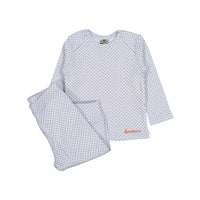 Bonton sets Bonton Blue Ribbed Pois Baby Set