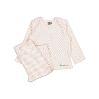 Bonton sets Bonton Pale Rose Ribbed Pois Baby Set