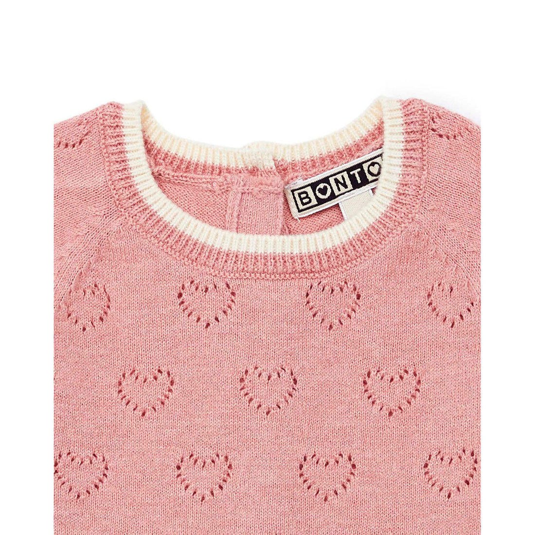 Bonton sets Bonton Rose Openwork Knit Baby Set