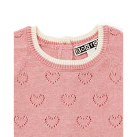 Bonton sets Bonton Rose Openwork Knit Baby Set