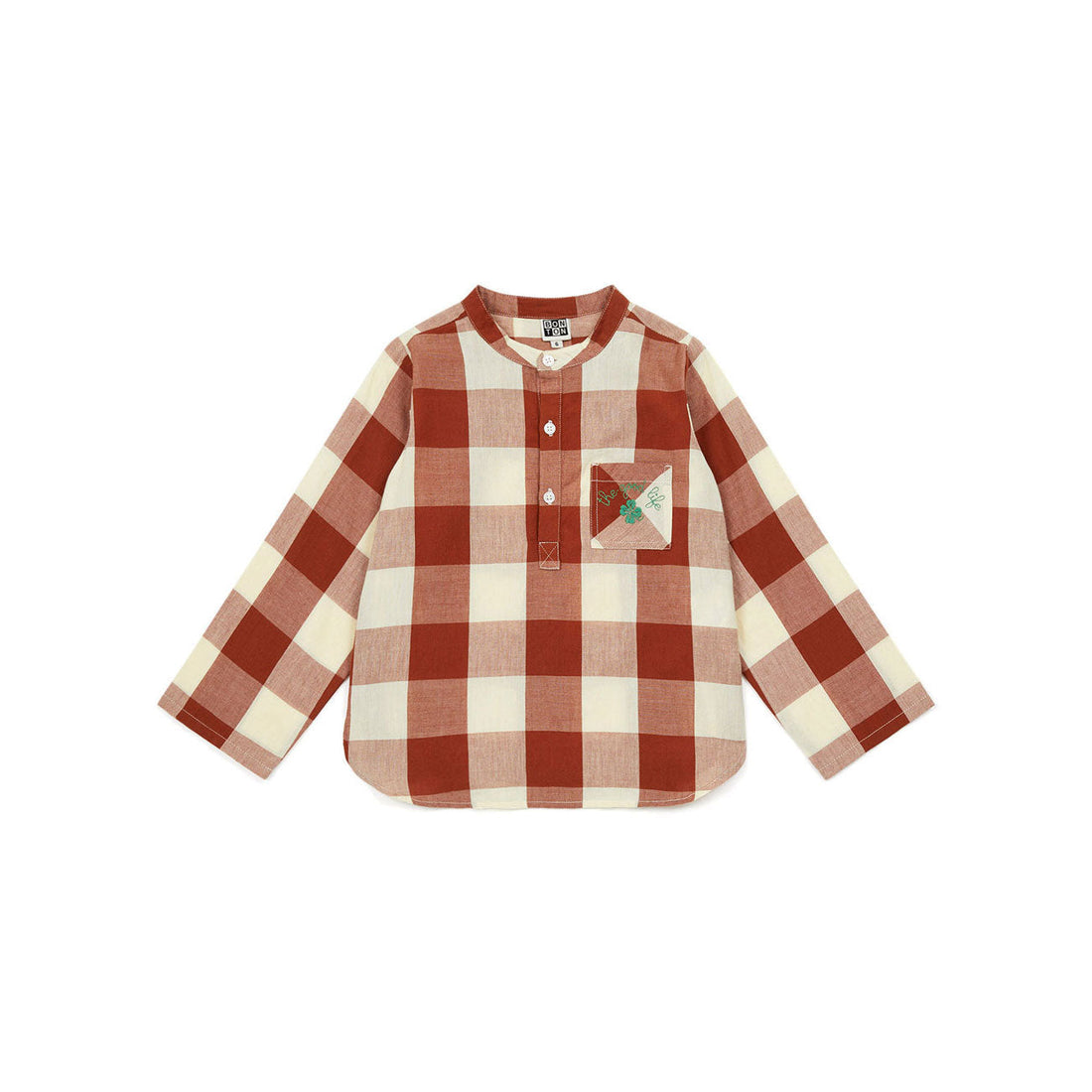 Bonton shirts Bonton Caramel Vichy Edgar Tunic