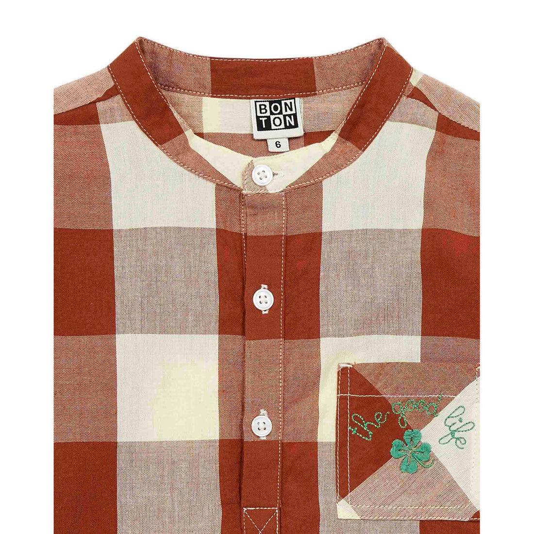 Bonton shirts Bonton Caramel Vichy Edgar Tunic