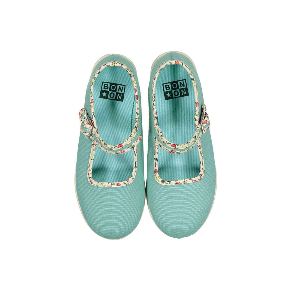 Bonton shoes Bonton Bright Green Jane Mary Janes
