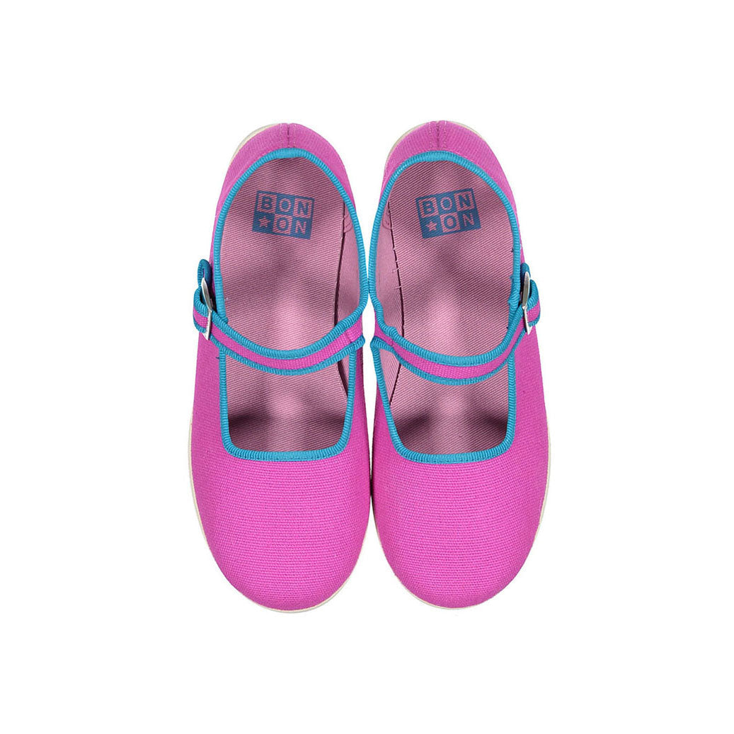 Bonton shoes Bonton Deep Rose Jane Mary Janes