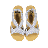 Bonton shoes Bonton Denim Stripe Cloth Sandals