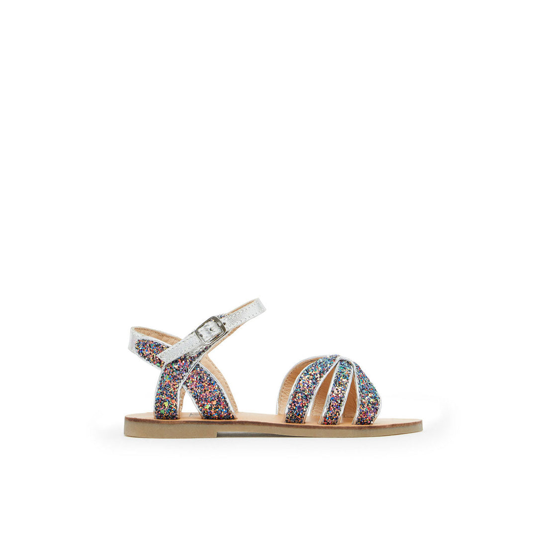Bonton shoes Bonton Glitter Braided Sandals
