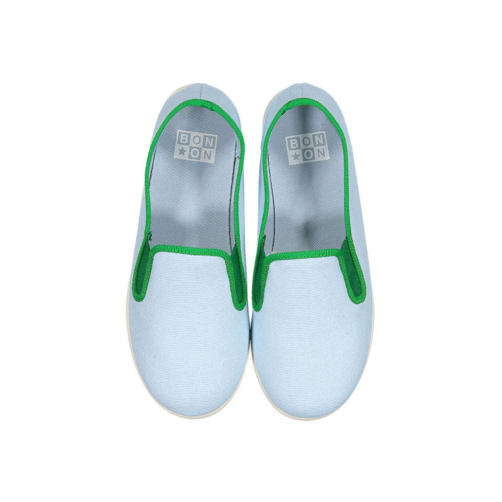 Bonton shoes Bonton Light Blue John Slip-ons