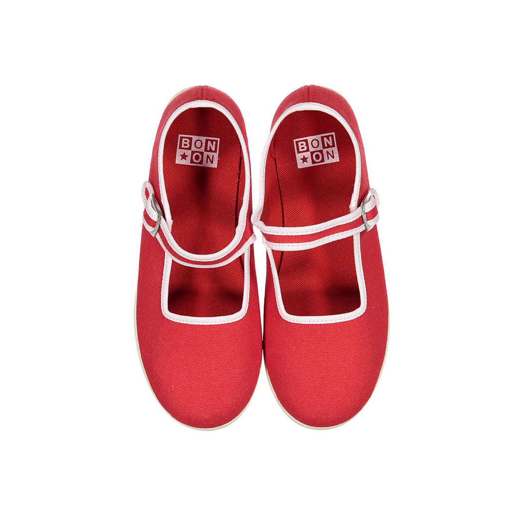 Bonton shoes Bonton Red Jane Mary Janes