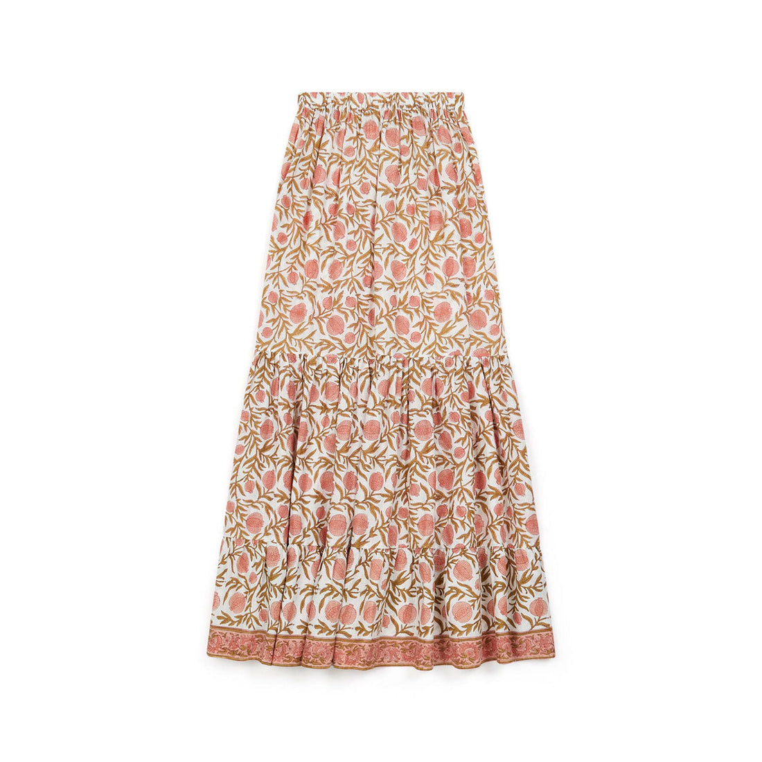 Bonton skirts Bonton Poppy Print Solal Womens Maxi Skirt