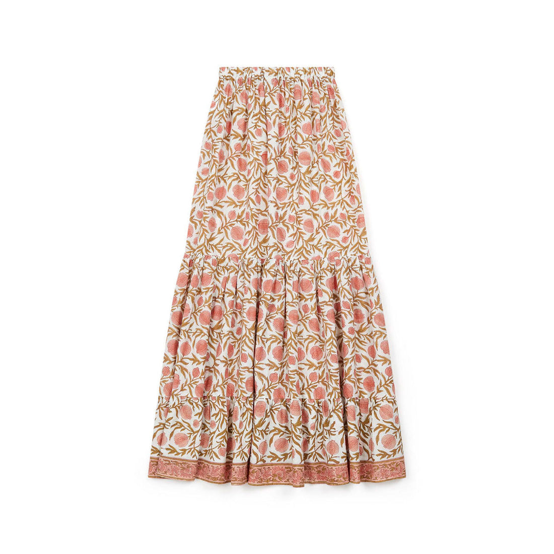Bonton skirts Bonton Poppy Print Solal Womens Maxi Skirt