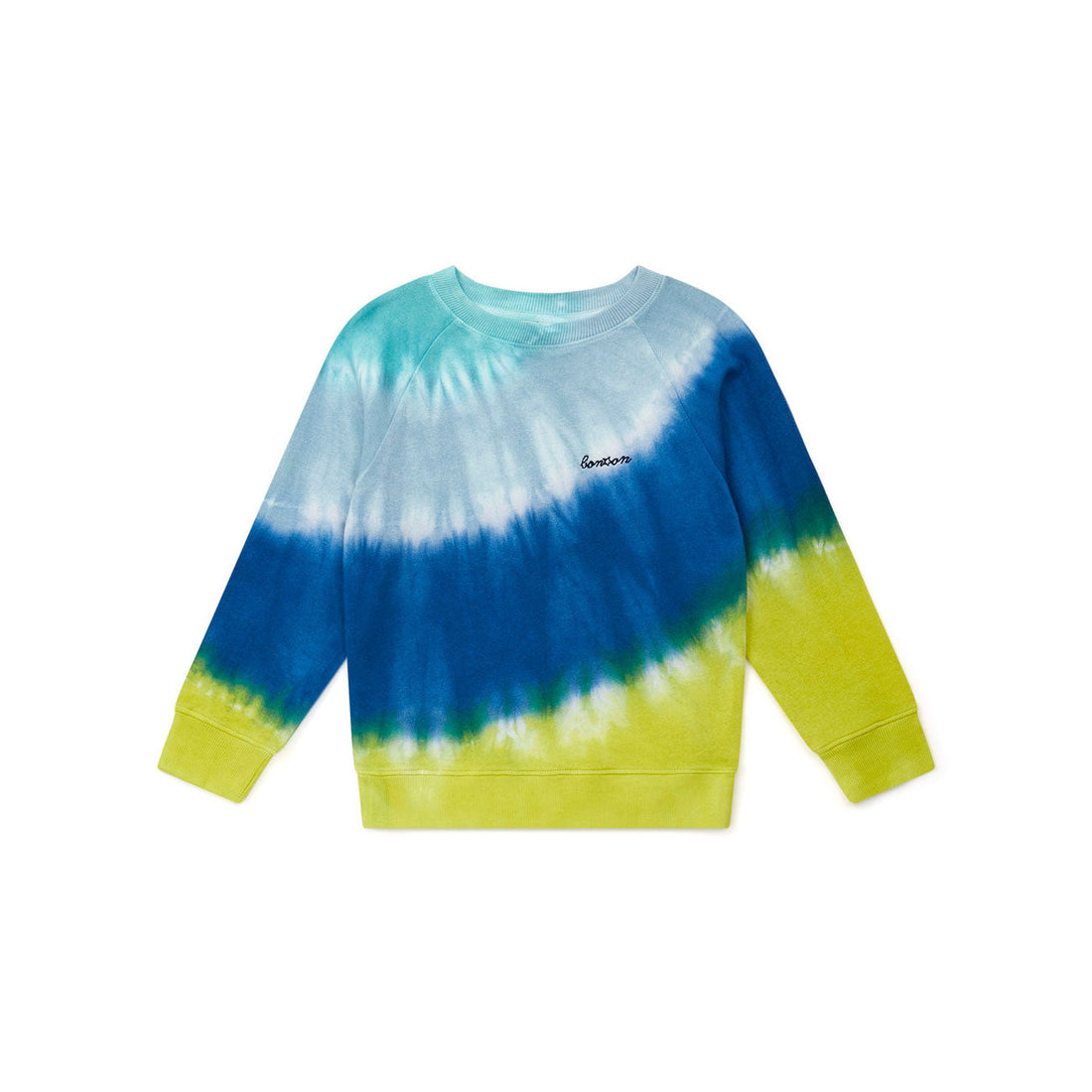 Bonton sweatshirts Bonton Blue Tie Dye Sweatshirt
