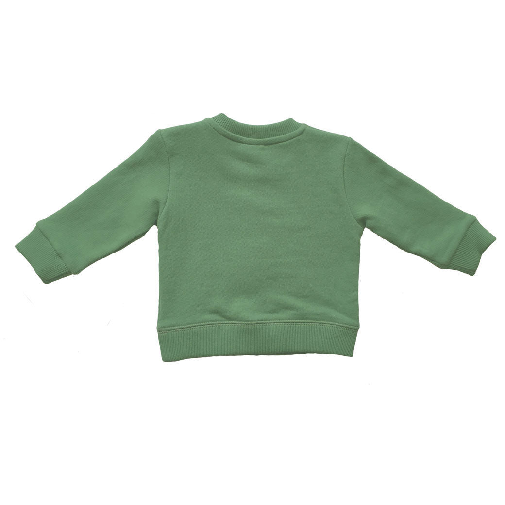 Bonton sweatshirts Bonton Green Gaspard Logo Baby Sweatshirt