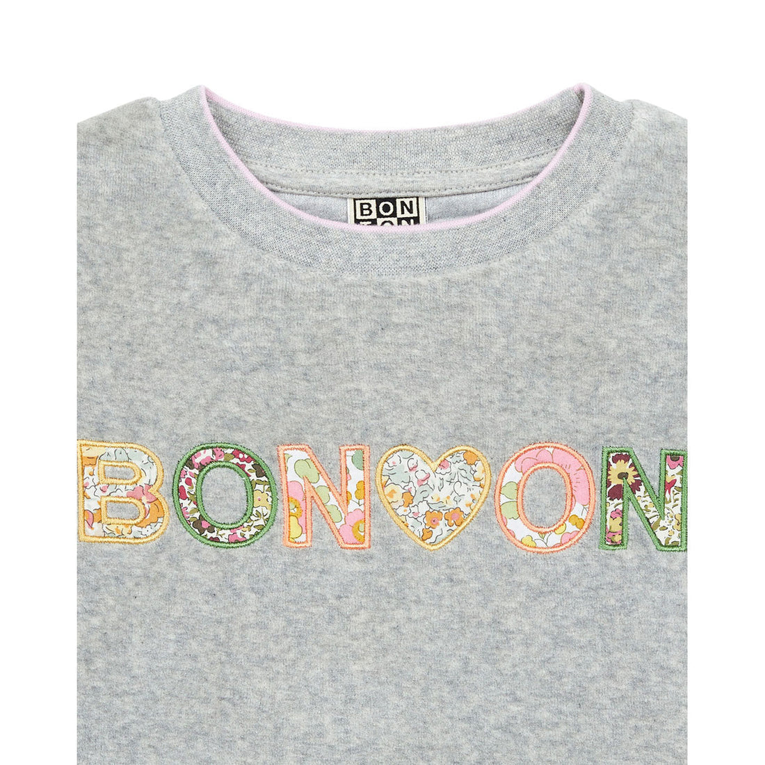 Bonton sweatshirts Bonton Grey Liberty Logo Sweatshirt