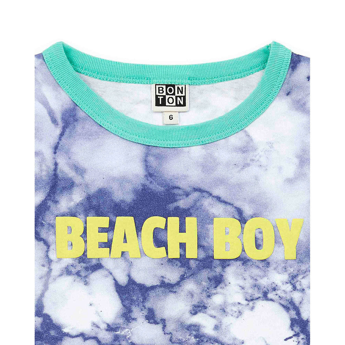 Bonton tees Bonton Blue Tie Dye Beach Tee