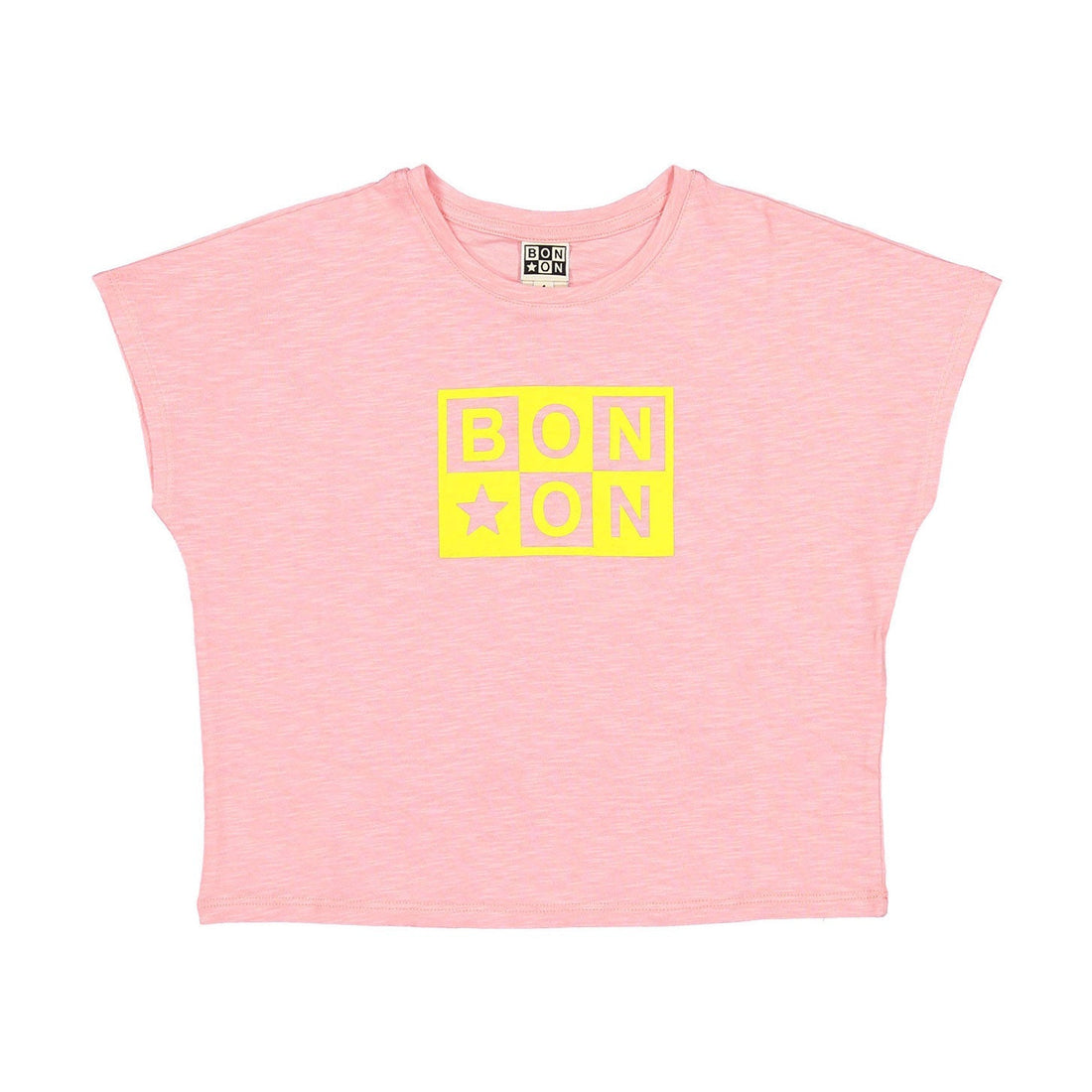 Bonton tees Bonton Bubble Pink Logo Tee