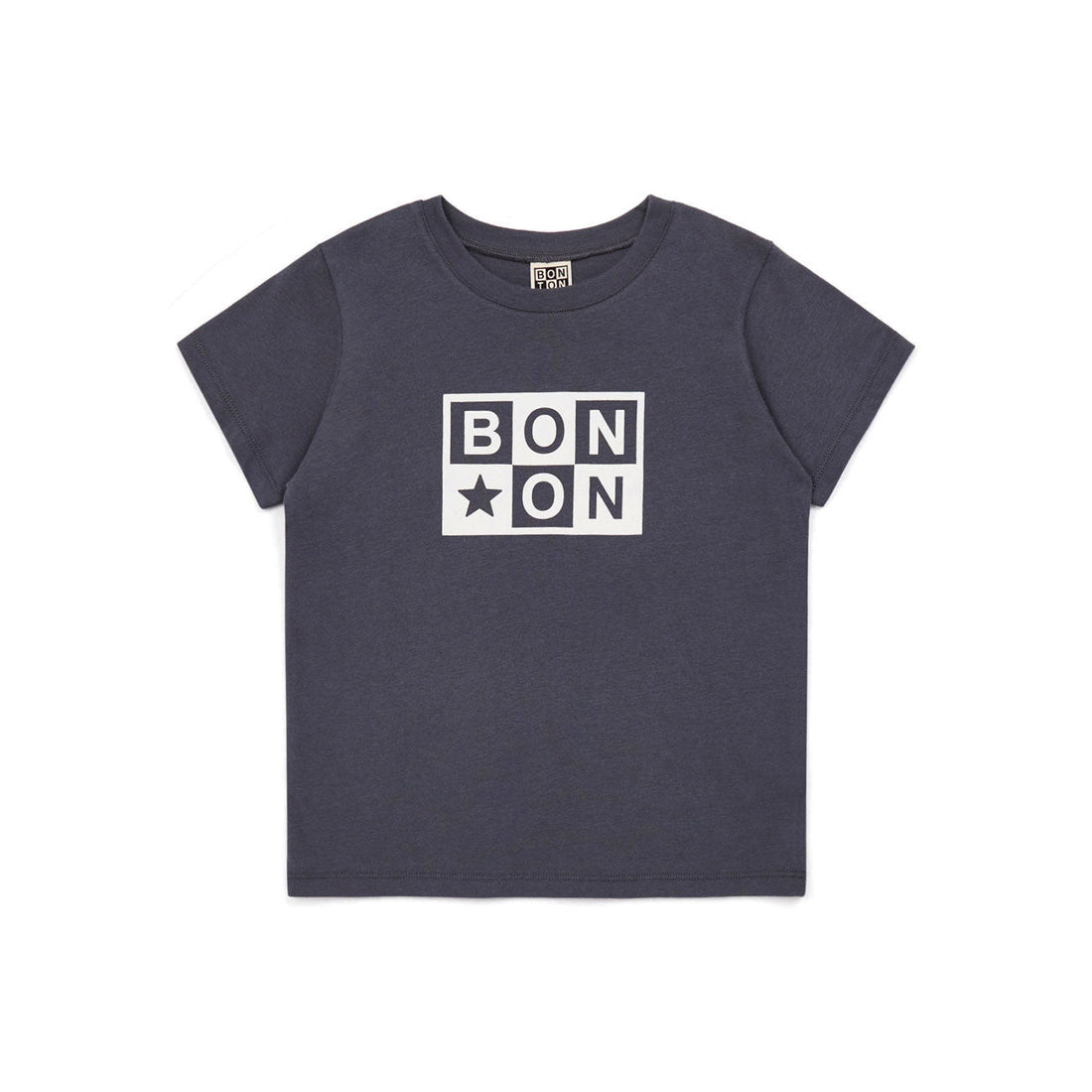 Bonton tees Bonton Charcoal Logo Tee