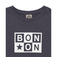 Bonton tees Bonton Charcoal Logo Tee